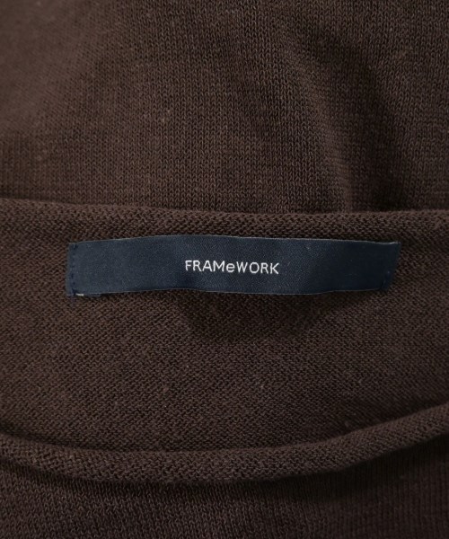FRAMeWORK（フレームワーク）ニット・セーター 茶 サイズ:F レディース/2200610570049