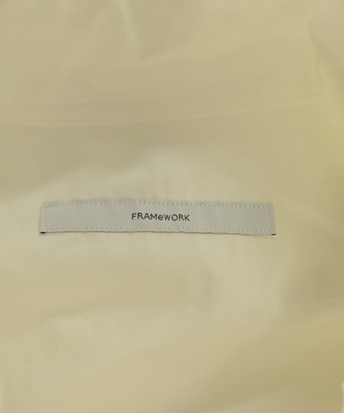 FRAMeWORK（フレームワーク）シャツワンピース 白 サイズ:F レディース/2200611476036