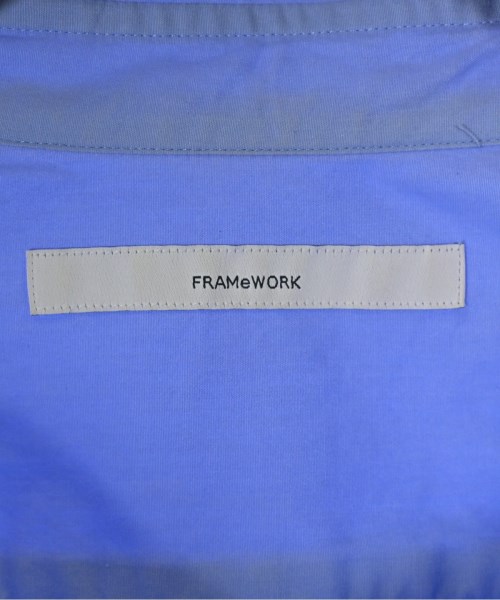 FRAMeWORK（フレームワーク）カジュアルシャツ 青 サイズ:F レディース/2200615296036
