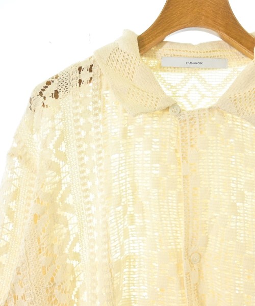 FRAMeWORK（フレームワーク）カジュアルシャツ 白 サイズ:F レディース/2200612144200