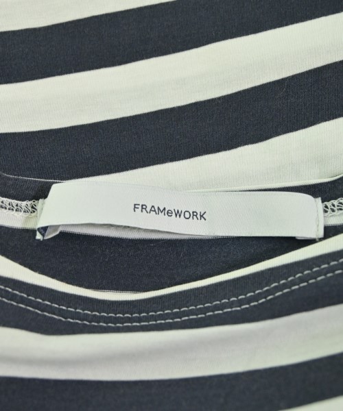 FRAMeWORK（フレームワーク）Tシャツ・カットソー 紺 サイズ:F レディース/2200609860038