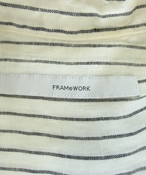 FRAMeWORK（フレームワーク）カジュアルシャツ 白 サイズ:F レディース/2200616514023