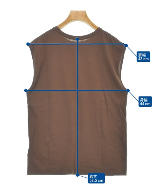 FRAMeWORK（フレームワーク）Tシャツ・カットソー 茶 サイズ:-(M位) レディース/2200616624241