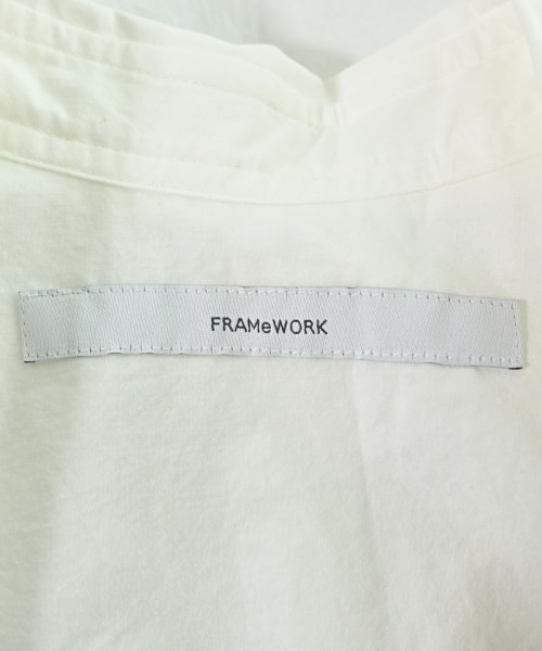 FRAMeWORK（フレームワーク）カジュアルシャツ 白 サイズ:F レディース/2200616795026
