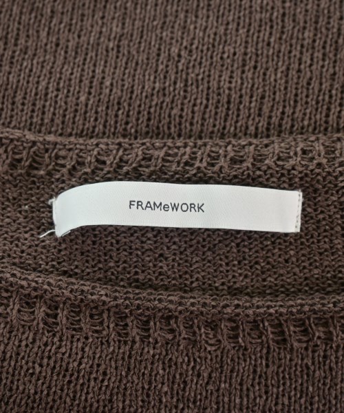 FRAMeWORK（フレームワーク）ニット・セーター 茶 サイズ:F レディース/2200616949047