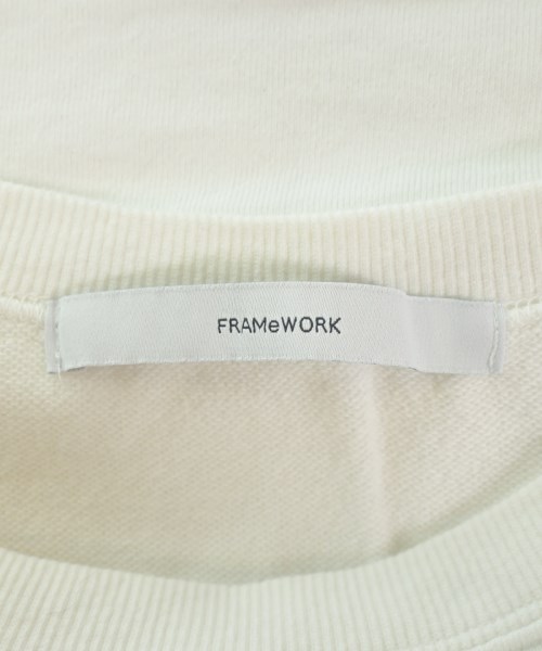 FRAMeWORK（フレームワーク）Tシャツ・カットソー 白 サイズ:F レディース/2200614646054