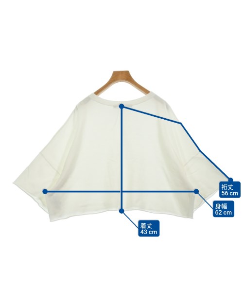 FRAMeWORK（フレームワーク）Tシャツ・カットソー 白 サイズ:F レディース/2200614646054