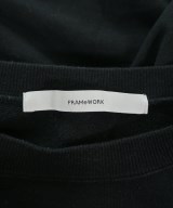 FRAMeWORK（フレームワーク）Tシャツ・カットソー 黒 サイズ:F レディース/2200614646078