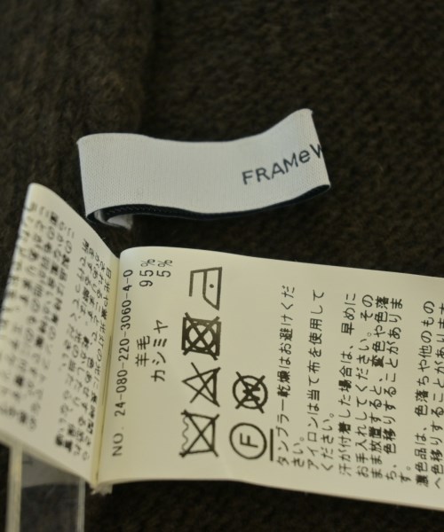 FRAMeWORK（フレームワーク）ニット・セーター 茶 サイズ:F レディース/2200608981024