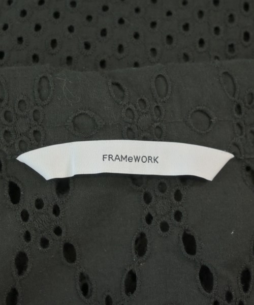 FRAMeWORK（フレームワーク）カジュアルシャツ 黒 サイズ:F レディース/2200608981086
