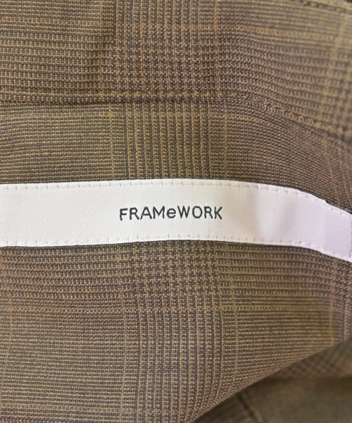 FRAMeWORK（フレームワーク）カジュアルシャツ 茶 サイズ:F レディース/2200613578059