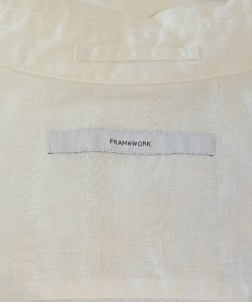 FRAMeWORK（フレームワーク）カジュアルシャツ 白 サイズ:38(M位) レディース/2200611018106