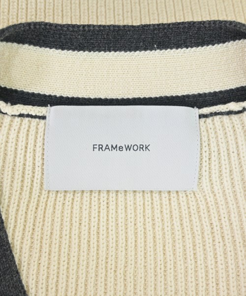 FRAMeWORK（フレームワーク）カーディガン 白 サイズ:F レディース/2200613138024
