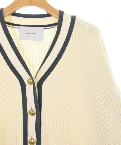 FRAMeWORK（フレームワーク）カーディガン 白 サイズ:F レディース/2200613138024