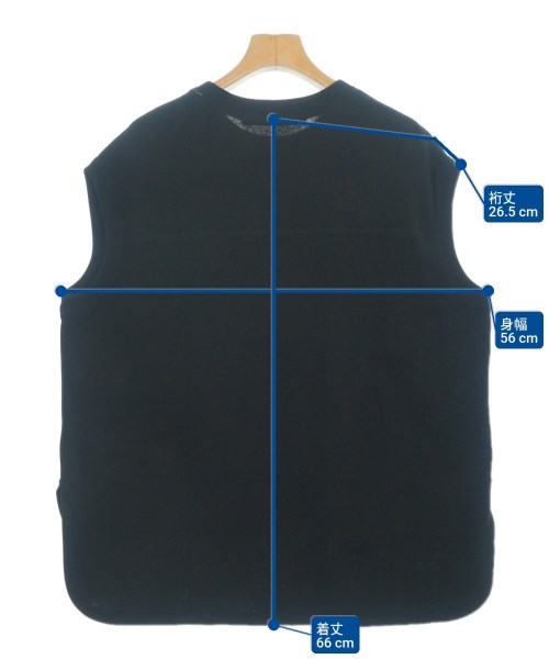 FRAMeWORK（フレームワーク）ベスト/ノースリーブ 黒 サイズ:-(M位) レディース/2200613138048