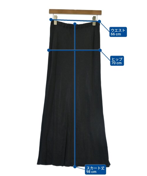 FRAMeWORK（フレームワーク）ロング・マキシ丈スカート 黒 サイズ:40(M位) レディース/2200613970051
