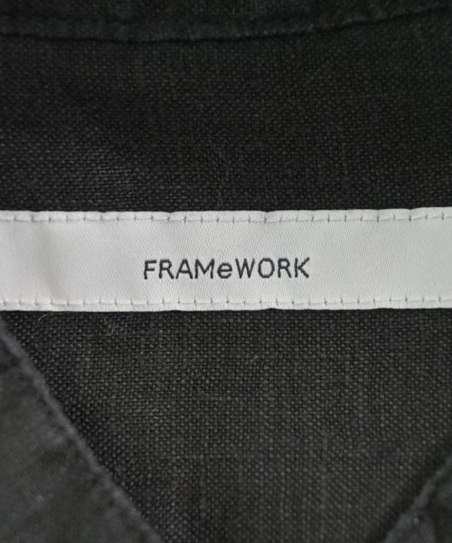 FRAMeWORK（フレームワーク）カジュアルシャツ 黒 サイズ:F レディース/2200613970112