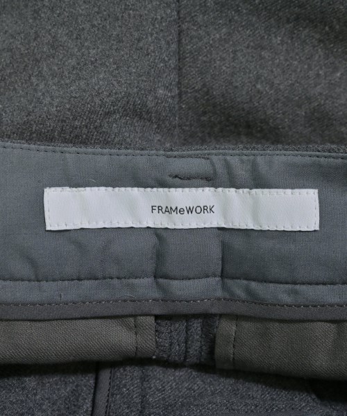FRAMeWORK（フレームワーク）スラックス グレー サイズ:34(XS位) レディース/2200618098019