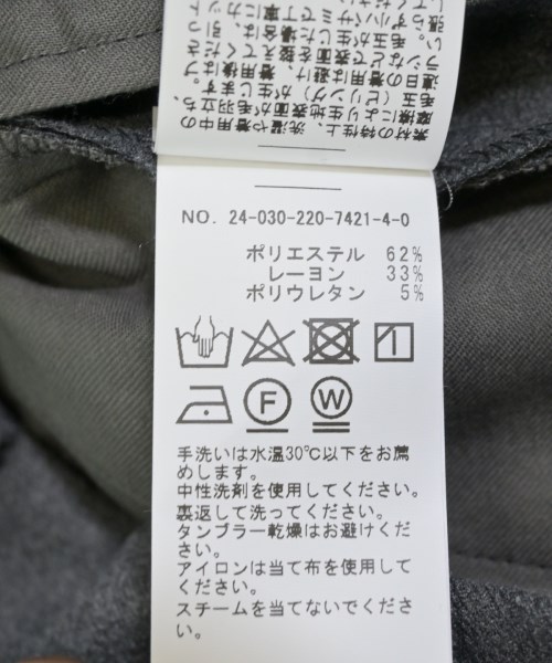 FRAMeWORK（フレームワーク）スラックス グレー サイズ:34(XS位) レディース/2200618098019