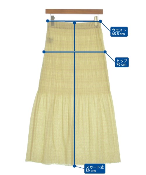 FRAMeWORK（フレームワーク）ロング・マキシ丈スカート 緑 サイズ:F レディース/2200618522019