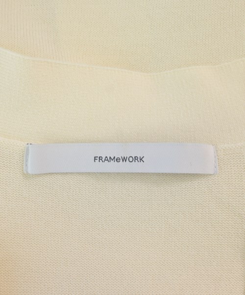 FRAMeWORK（フレームワーク）カーディガン 白 サイズ:F レディース/2200613486057