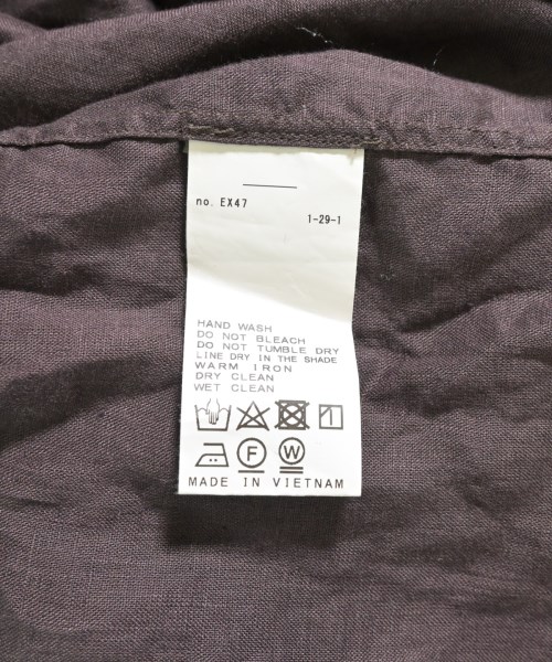 FRAMeWORK（フレームワーク）シャツワンピース 茶 サイズ:F レディース/2200614067088