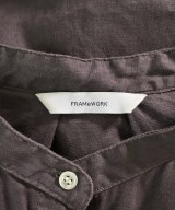FRAMeWORK（フレームワーク）シャツワンピース 茶 サイズ:F レディース/2200614067088