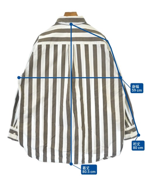 FRAMeWORK（フレームワーク）カジュアルシャツ 白 サイズ:F レディース/2200614642063