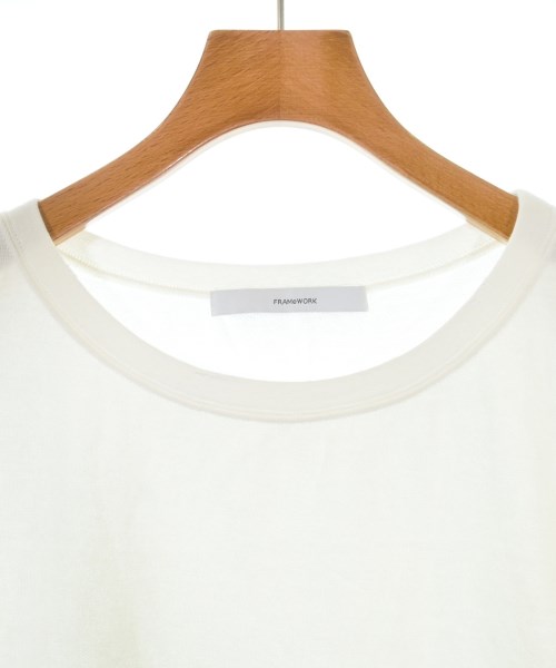 FRAMeWORK（フレームワーク）Tシャツ・カットソー 白 サイズ:F レディース/2200615196039