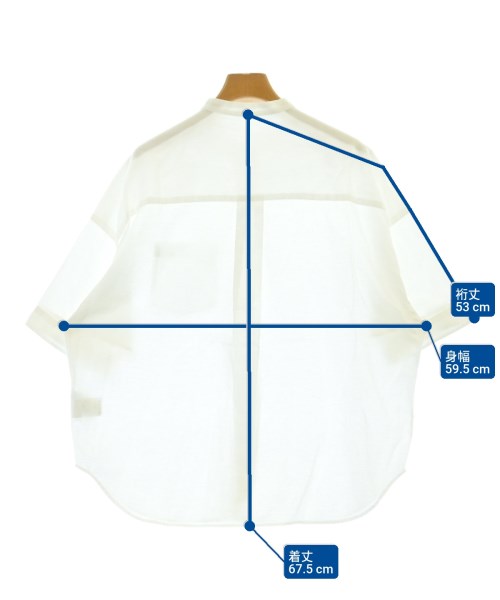 FRAMeWORK（フレームワーク）カジュアルシャツ 白 サイズ:F レディース/2200618888085