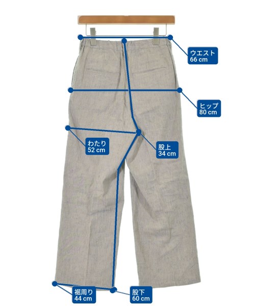 FRAMeWORK（フレームワーク）スラックス グレー サイズ:36(S位) レディース/2200619230029