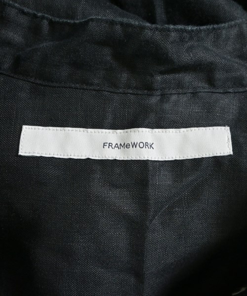 FRAMeWORK（フレームワーク）シャツワンピース 黒 サイズ:-(M位) レディース/2200611803047