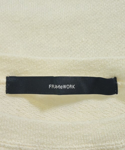 FRAMeWORK（フレームワーク）Tシャツ・カットソー 白 サイズ:F レディース/2200613991216