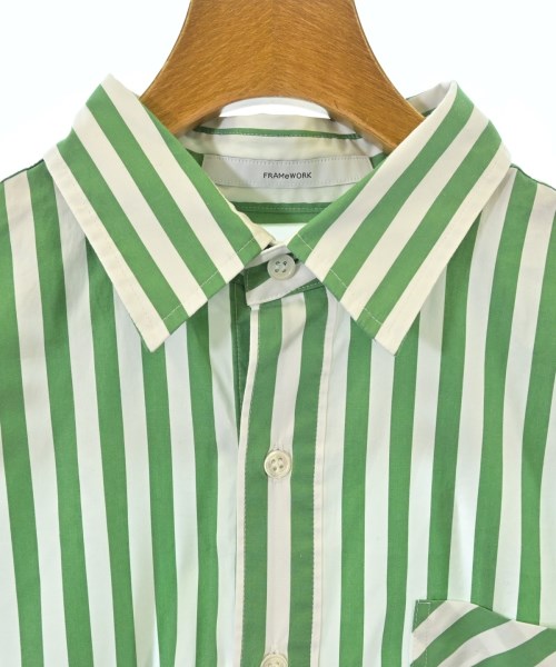 FRAMeWORK（フレームワーク）カジュアルシャツ 白 サイズ:F レディース/2200616194034