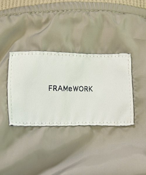 FRAMeWORK（フレームワーク）ミリタリーブルゾン グレー サイズ:38(M位) レディース/2200616419014