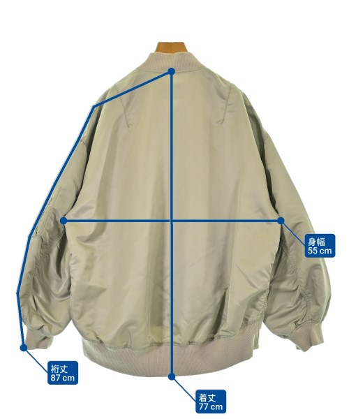 FRAMeWORK（フレームワーク）ミリタリーブルゾン グレー サイズ:38(M位) レディース/2200616419014