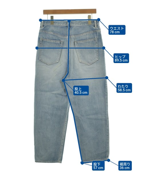 FRAMeWORK（フレームワーク）デニムパンツ 青 サイズ:40(M位) レディース/2200620430029