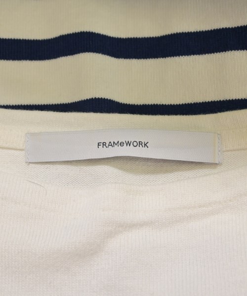 FRAMeWORK（フレームワーク）Tシャツ・カットソー 白 サイズ:F レディース/2200617398028