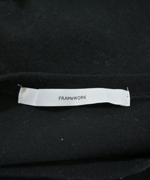 FRAMeWORK（フレームワーク）Tシャツ・カットソー 黒 サイズ:-(M位) レディース/2200669553055
