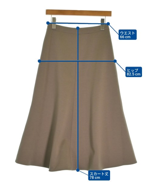 FRAMeWORK（フレームワーク）ロング・マキシ丈スカート 茶 サイズ:36(S位) レディース/2200669586039