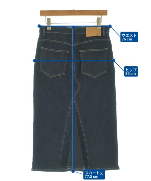 FRAMeWORK（フレームワーク）ロング・マキシ丈スカート 紺 サイズ:40(M位) レディース/2200665395383