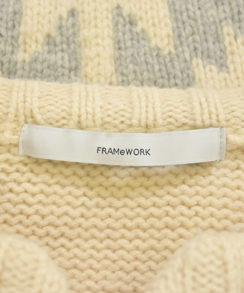 FRAMeWORK（フレームワーク）カーディガン 白 サイズ:F レディース/2200670080021