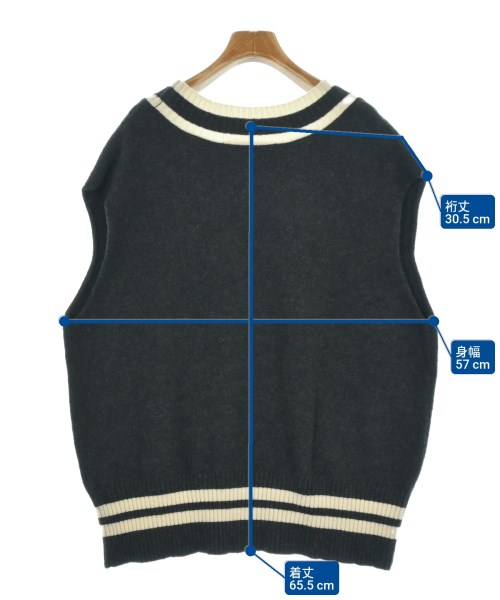 FRAMeWORK（フレームワーク）ベスト グレー サイズ:F レディース/2200670080106