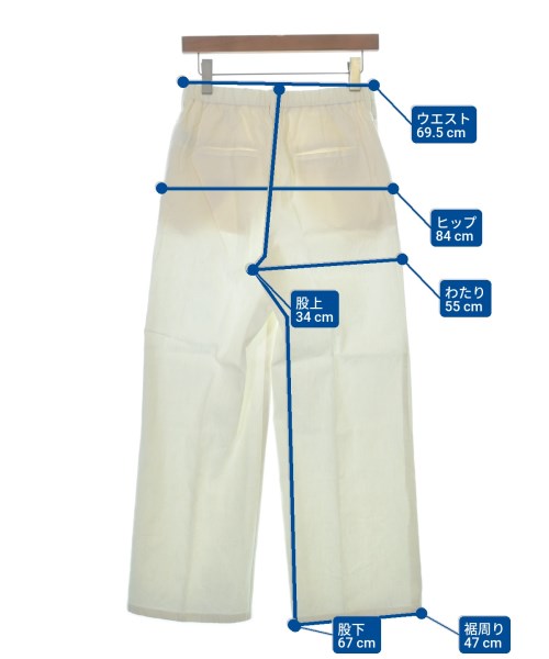 FRAMeWORK（フレームワーク）スラックス 白 サイズ:38(M位) レディース/2200670080113