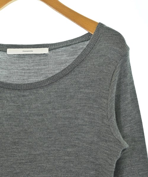FRAMeWORK（フレームワーク）ニット・セーター グレー サイズ:F レディース/2200670564095