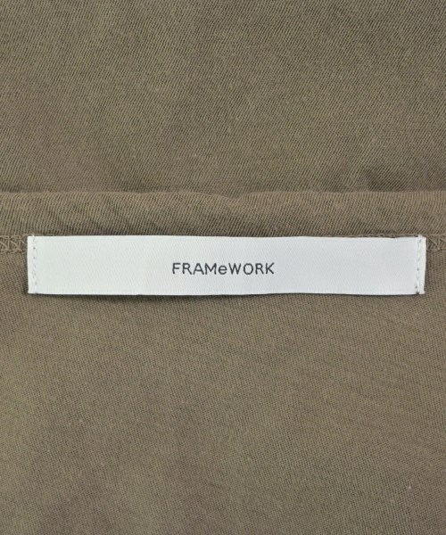 FRAMeWORK（フレームワーク）Tシャツ・カットソー ベージュ サイズ:F レディース/2200670564101