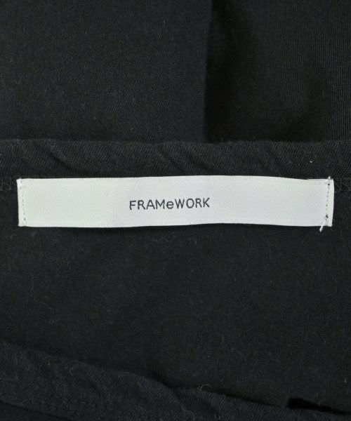 FRAMeWORK（フレームワーク）Tシャツ・カットソー 黒 サイズ:F レディース/2200670564118