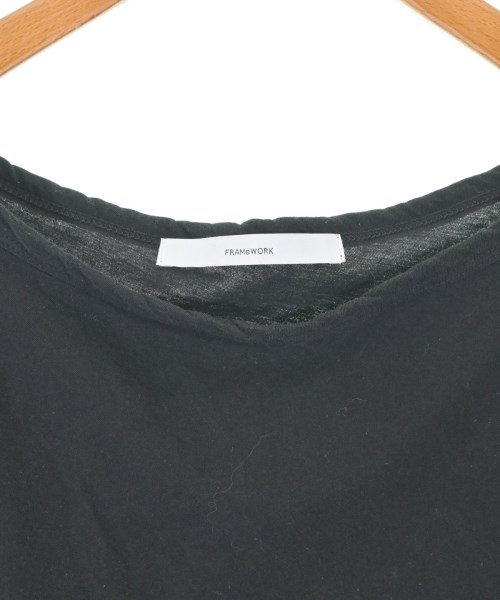FRAMeWORK（フレームワーク）Tシャツ・カットソー 黒 サイズ:F レディース/2200670564118