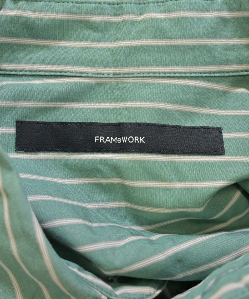 FRAMeWORK（フレームワーク）カジュアルシャツ 緑 サイズ:F レディース/2200668598088