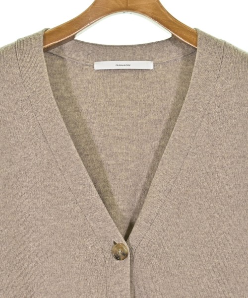 FRAMeWORK（フレームワーク）カーディガン ベージュ サイズ:F レディース/2200673992314